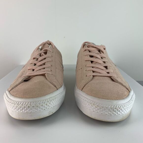 Converse Women’s Dusk Pink Suede One Star Pro Low Lace up Sneakers Shoes Size 14 - Picture 5 of 9